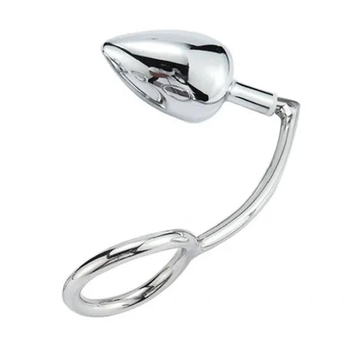 Anal Hooks Anal Stainless Cock Set Ring 4663 Hook with Steel DiscreetChoice 0918
